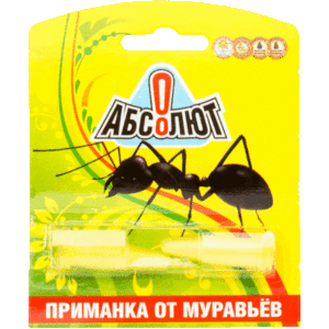 Абсолют приманка от муравьев 2 пробирки в блистере АМПС