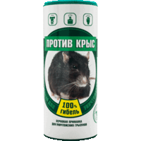 Против крыс зерно в банке 250 г ПК250Б