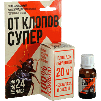 От клопов супер с флак. в короб.с евподвесом 10 мл ОКПС10Ф