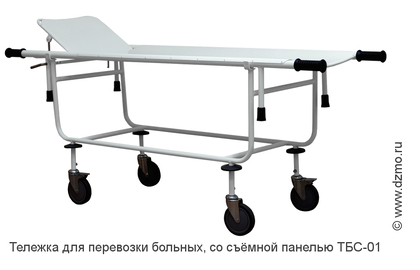 Тележка для перевозки больных ТБС-01 д 200 с подголовником
